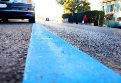 strisce blu milano