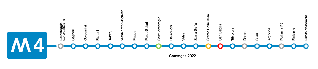 mappa metro milano linea blu