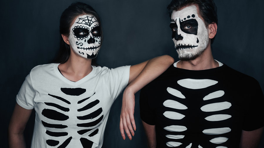 costume scheletro