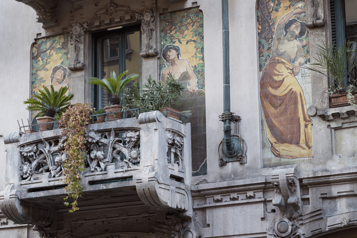 palazzi liberty milano