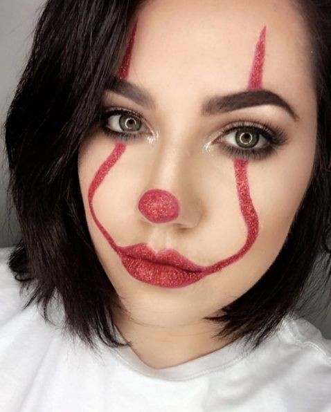 trucco halloween clown