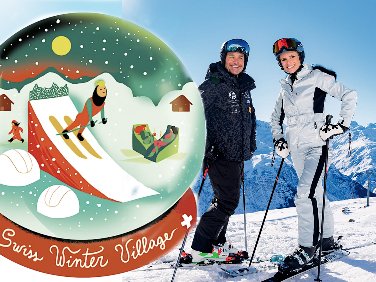 swiss winter village