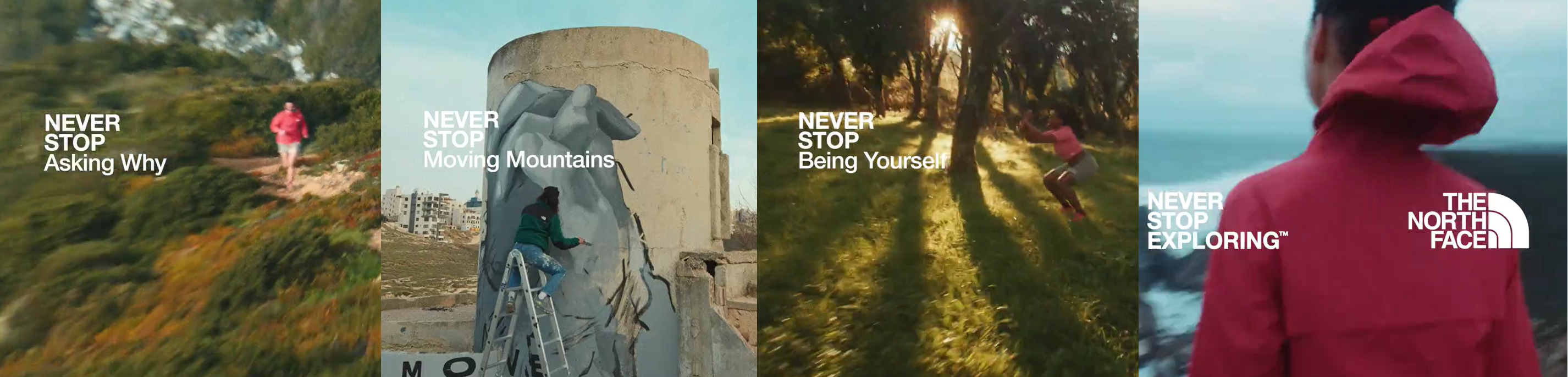 THE NORTH FACE: Campagna “Never Stop”