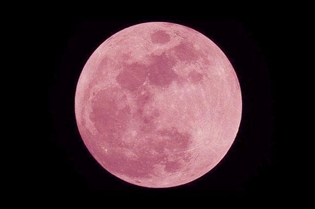 Nella notte fra 26 e 27 aprile 2021 potremo osservare la Superluna rosa