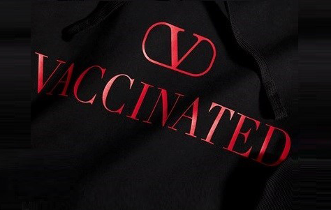 valentino felpa vaccinated